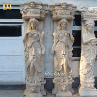 Idéal Arts grand grec déesse sculpture piliers décoratifs et colonnes