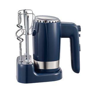 CE Certificated 250W Hand Blender Self-Storage Base 5 Speeds for Kitchen Household Use Includes Dough <b>Hook</b> Accessory Beater Ejec - Product Image 1