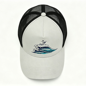 Custom Mesh Snap-Back <b>Baseball</b> <b>Cap</b> Unisex Surf Wave Trucker <b>Cap</b> Unisex Mesh Adjustable Comfortable And Breathable - Product Image 4