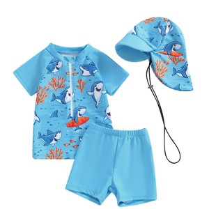 <span class=keywords><strong>Maillot</strong></span> <span class=keywords><strong>de</strong></span> <span class=keywords><strong>bain</strong></span> trois pièces pour enfants <span class=keywords><strong>de</strong></span> 0 à 24 <span class=keywords><strong>mois</strong></span> et <span class=keywords><strong>de</strong></span> 2 à 3 ans, avec short et chapeau - Product Image 3