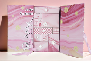 Kotak hadiah kalender kedatangan Natal 24 hari kemasan kosmetik kecil kotak misteri Natal untuk makanan ringan coklat - Product Image 5