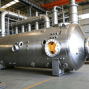 Réservoir d'air horizontal en acier au carbone sur mesure - Haute résistance, résistant à la corrosion, pression maximale de 2 MPa, <span class=keywords><strong>longueur</strong></span> de 5 m - Product Image 4