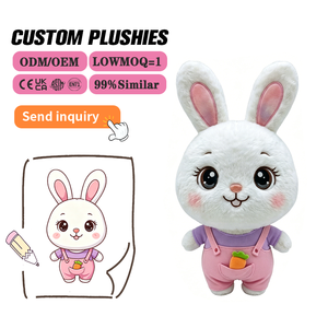 Peluche Personalizzato a Forma di <span class=keywords><strong>Volpe</strong></span> Cartoonesca, Imbottito in Cotone PP con Design Ricamato - Giocattolo Animale Piccolo e Raffinato per Avventure nella Foresta Pluviale - Product Image 4