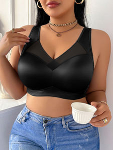 Soutiens-<span class=keywords><strong>gorge</strong></span> sans fil pour femmes, <span class=keywords><strong>soutien</strong></span>-<span class=keywords><strong>gorge</strong></span> push-up, couverture complète, sans sous-vêtements, sans couture, grande <span class=keywords><strong>taille</strong></span>, <span class=keywords><strong>soutien</strong></span>-<span class=keywords><strong>gorge</strong></span> confortable pour tous les jours - Product Image 1