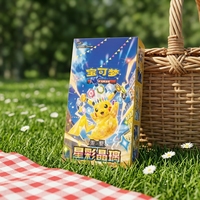 Boîte cadeau en papier cristal étoilé CSV9C, version chinoise originale de Pokémon, collection de cartes TCG, jouet pour les 13 ans et plus