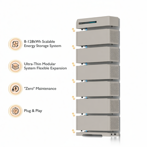อินเวอร์เตอร์พลังงานแสงอาทิตย์สำหรับบ้าน รองรับ WiFi บลูทูธ 400V 600VDC กำลังไฟ 5kW 10kW 15kW พร้อมแบตเตอรี่ 15kWh 30kWh แบตเตอรี่ลิเธียมไอรอนฟอสเฟตแรงดันสูง - Product Image 2