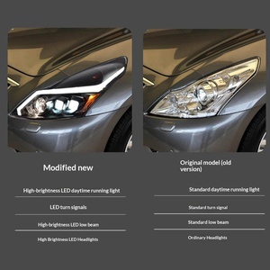 Gruppo Fari Modificato TYPY per Infiniti G25 G37 2010-2015, Lente LED 12V, Luci Diurne, Indicatore di Direzione Dinamico - Product Image 4