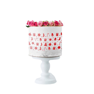 Plantilla para Pastel de Miel y Dulzura, Herramienta de Repostería con Diseño de Flor Hueca en PET para Navidad, Suministros de Decoración para Pasteles - Product Image 3