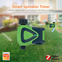 Temporizador de Agua Inteligente Tuya Zigbee, Sistema de Riego Automático para Jardín Exterior, Control Remoto por Aplicación, Control por Voz, Registrador de Flujo de Aspersores