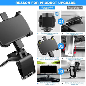 Универсальный Автомобильный держатель для телефона крепление на 360 градусов вращение приборной панели держатель телефона для iPhone Samsung Google - Product Image 5