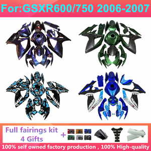 Kit de carénage complet pour moto compatible avec GSXR 600 750 2006 2007 K6 Gsxr600 Gsxr750 06 07, kit de <span class=keywords><strong>carrosserie</strong></span> ABS, kits de carénages Zxmt - Product Image 4