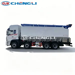 รถบรรทุก Dongfeng 8*4 4 เพลา 31 ตัน 360 แรงม้า สำหรับบรรทุกอาหารสัตว์แบบถังไซโล เหมาะสำหรับฟาร์มสัตว์ปีกขนาดใหญ่ มีขาย - Product Image 1