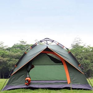 CLM 5-7 personnes tente de Camping automatique double couche été mongol hexagonale <span class=keywords><strong>yourte</strong></span> tente touristique pour les voyages en plein air - Product Image 2