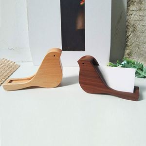 Wholesale Wooden <b>Bird</b> Model Business Card Holder Desktop Business Card Display <b>Stand</b> - Product Image 6