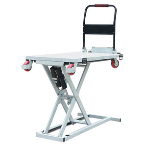 Chariot de levage électrique hydraulique à 4 roues Chariot de levage de marchandises à ciseaux en acier inoxydable Petit chariot de levage électrique - Product Image 5