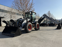 EVERUN-mini pelleteuse compacte multifonctionnelle à quatre roues motrices ERB90 2500KG de haute qualité