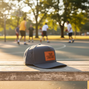 Cappello da Baseball <span class=keywords><strong>OEN</strong></span> Personalizzato a 5 Pannelli in Nylon con Logo e Cordino, Impermeabile con Fori Perforati al Laser, Cappello da Golf ad Alte Prestazioni - Product Image 3