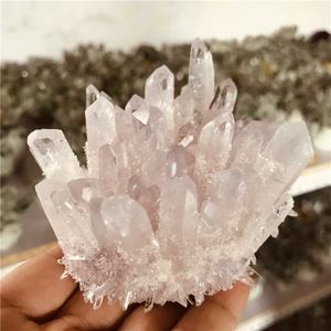 סיטונאי ורוד קוורץ פנטום קריסטל אשכול לרפא רוז קוורץ אשכול ריפוי - Product Image 2