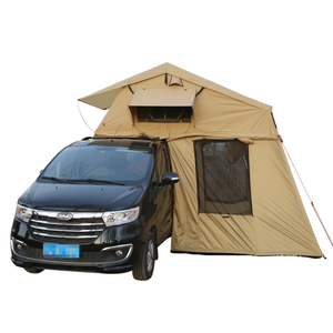 Coche en la azotea tienda Camper de cáscara suave de coche plegable Carpas <span class=keywords><strong>4x4</strong></span> de Camping al aire libre para la venta - Product Image 1
