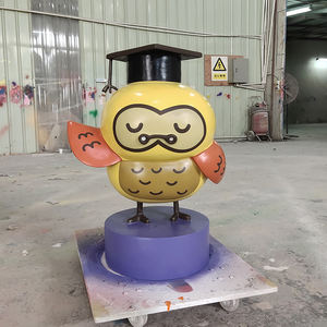 Prix d'usine, sculptures d'animaux en résine personnalisées, sculpture en fibre de verre, sculpture de monopole pour la décoration - Product Image 6