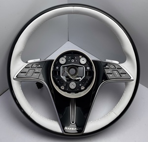 Volante de Cuero de Lujo para Mercedes <span class=keywords><strong>AMG</strong></span> W223 W213 W206 W222 GLC X253 C253 CLA W117, Agarre Deportivo Personalizado - Product Image 1