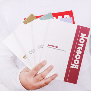 Cahiers d'exercices A4, cahiers A5 en vrac, cahiers en papier kraft cousus, journaux personnalisés avec logo imprimé pour les étudiants, l'école et le bureau - Product Image 5