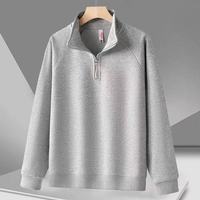 Sweat-shirt à capuche demi-zippé en coton 320g de haute qualité pour hommes, personnalisable avec logo, vente en gros