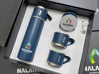 Set Termos Perjalanan Camping Mewah Harga Pabrik Bisnis 500ml Vacuum Flask Set Hadiah 2024 Kualitas Tinggi Kado Kertas Promosi