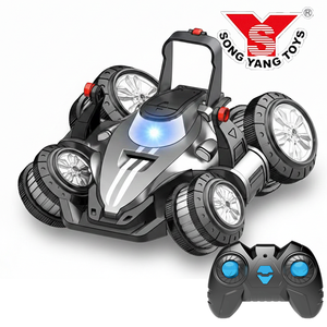 Voiture de course RC SOYANG à 6 canaux haute vitesse avec lumières LED et cascades latérales, jouet pour garçons - Product Image 1
