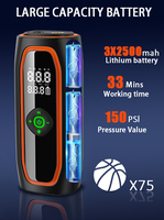 High-Power Portable Car Electric Tire Pump Automatic Air Inflator for Efficient High-pressure Tire Inflation
