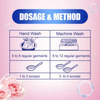 Grewash 500G Poudre à lessiver écologique, poudre à lessiver haute performance, poudre à lessiver fortement parfumée