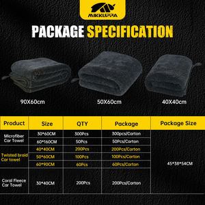 Usine directe QCM028 30*40cm corail polaire sèche-voiture <span class=keywords><strong>serviette</strong></span> 150 pièces/Carton torsadé microfibre doux <span class=keywords><strong>serviette</strong></span> de nettoyage pour lavage de voiture - Product Image 6