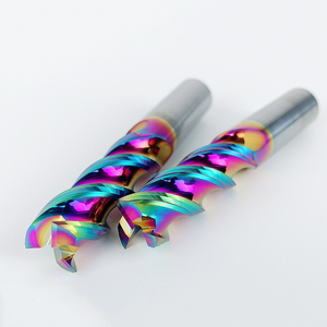 HRC55 Tungsten Carbide 3-Flute <strong>End</strong> <strong>Mill</strong> 45 Helix CNC Milling Cutter OEM/ODM Colorful <strong>Coating</strong> for Aluminum 3-Year Warranty - Product Image 3