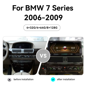 10.25 12.3 Inch Thiết Kế Mới Xe Stereo Đa Phương Tiện Cho BMW E66 E65 7 Loạt 2006-2009 Trong Di Động IPS Màn Hình 6 + 128G Carplay - Product Image 2
