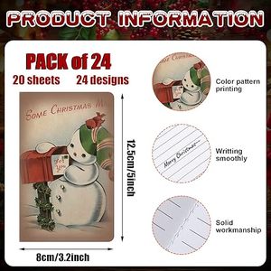 24-Piece Mini Vintage <b>Christmas</b> Notebooks - Holiday <b>Party</b> Favors, <b>Christmas</b> Gift <b>Bag</b> <b>Fillers</b> with 24 Unique Designs - Product Image 2