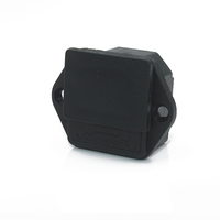 Couvercle en caoutchouc noir électrique universel monobloc PVC-02 pour prise de courant C14 cache-poussière pour fiches et prises