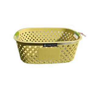 Fashion Storage <b>Baskets</b> Rectangle Plastic <b>Stackable</b> Neatening Storage 39cm Long 26.5cm Wide 14.5cm High - Product Image 5