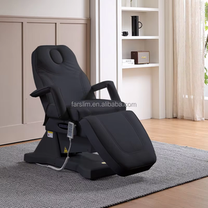 Lit de beauté multifonctionnel réglable, chaise de traitement facial, lit de massage, mobilier de salon en cuir PU - Product Image 4