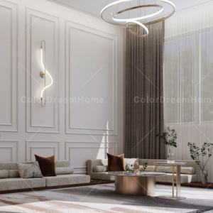 مجلس عربي مقطعي مخصص أثاث المجلس أريكة عربية أرضيات تصميم داخلي مجلس عربي - Product Image 3