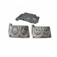 Couvercle de pompe de compresseur d'air à Double culasse de camion robuste HOWO SINOTRUK modèle VG1093130001 pièces de moteur VG1560130080-6