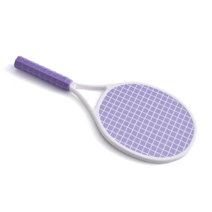 Personalized Tennis Racket Shaped Funny Design Single‑Sided Portable Cosmetic Handle <b>Mirror</b> - Product Image 4