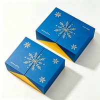 Boîte cadeau personnalisée recyclable à deux portes magnétiques avec logo imprimé, gaufrage à chaud doré, UV, double porte, créative et personnalisée