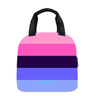 Sac à déjeuner arc-en-ciel Lithosexual pour femmes et hommes, sac fourre-tout réutilisable, sacs à déjeuner isothermes pour le travail, le pique-nique, l'école ou les voyages