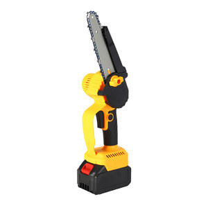 High-<b>Power</b> Rechargeable Lithium Chainsaw Portable Small Outdoor Logging Tree Cutting <b>Tool</b> Cross-Border Wholesale CQJ-02 Wood Cut - Product Image 4