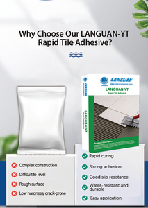 <span class=keywords><strong>YT1</strong></span> pour l'application d'adhésif cimentaire haute résistance pour carrelage intérieur/extérieur, nivellement de sol en céramique et porcelaine, étanchéité et anti-fissures - Product Image 5