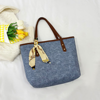 Nouveau sac fourre-tout tendance pour femme, grande capacité, couleur unie, à porter à l'épaule ou sous le bras, style simple et élégant pour l'automne