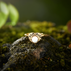 Anillo de Moda en Acero Inoxidable 316L con Baño de Oro PVD, Diseño Ajustable en Forma de Corazón, Accesorio de Joyería para Mujeres y Hombres - Product Image 3