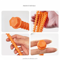 Piquets de tente de camping BOSS, clous en plastique, vis amovibles, joint de boulon pour la fixation des tentes de camping, des bâches de pluie, en extérieur