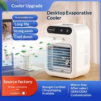 Ventilateur Rafraîchisseur d'Air Portable pour la Maison, Mini Ventilateur Humidificateur à Pulvérisation, Mini Refroidisseur d'Air Portable pour la Maison