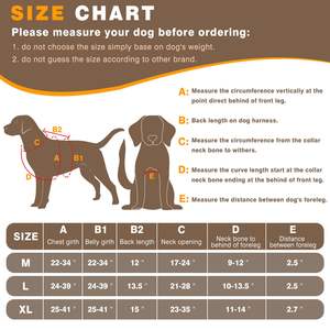 犬用ハーネスメッシュ通気性犬用リフトハーネス金属バックル付きトレーニング用ハイキングウォーキング - Product Image 6